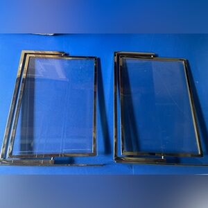 Rotating Picture Artwok Sign Display set of 2 NEW open box